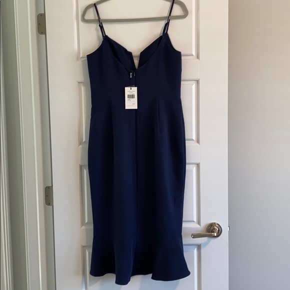 Bardot navy dress - Picture 3 of 4